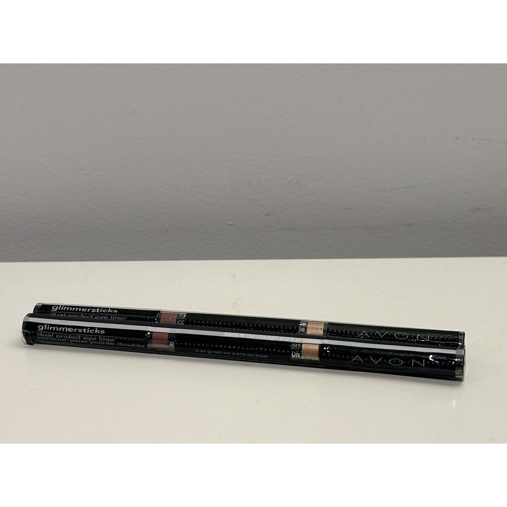 (2) AVON GLIMMERSTICKS DUAL ENDED EYE LINER  “FLASH DANCE” #H101 New & Sealed
